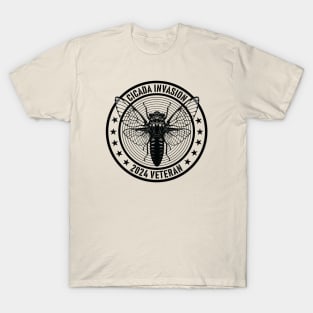 Cicada Invasion 2024 Veteran T-Shirt